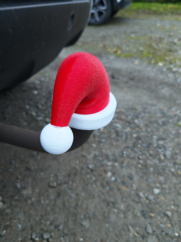 Bonnet de Père Noël pour Attelage – Décoration Voiture Noël – Impression 3D Artisanale